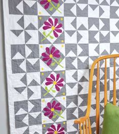 This Pinwheels and Blossoms quilt kit is a great beginner to advanced quilt project. The kit includes the fabric for the top, binding and pattern. Pattern uses applique and piecing techniques. Finishes at 54" X 64".  Shipping is fast and free, and we are happy to help with any questions or concerns. Pinwheel Quilt Pattern, Appliqué Quilts, Quilt Pattern Download, Quilt Modernen, Spring Quilts, Classic Quilts, Flower Quilts, Quilt Magazine, Pinwheel Quilt