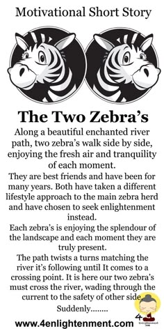 the two zebras are depicted in this poster