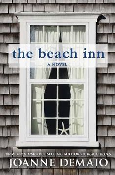 the beach inn by joanne demaio is shown in front of a window