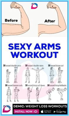 Arms Workout, Workout For Women, Weight Workout Plan, Trening Pilates, Gym Workout Tips