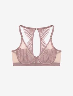 ThirdLove Fleur Lace Unlined Racerback Bra in Twilight size 42D Pretty Bra, Fitted Bra-friendly Lace Top, Summer Bra-friendly Lace Top, Elegant Low-cut Bra With Lace Trim, Low-cut Lace Trim Bra, Delicate Lace Low-cut Feminine Bra, Most Comfortable Bra, Pretty Bras, Lingerie Drawer