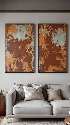 Industrial Living Room Industrial Living, Industrial Livingroom, Rusty Metal, Industrial Chic, Metal Wall Art, Layout, Texture, Living Room, Wall Art