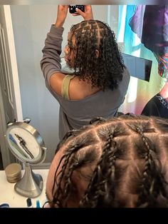 Braided Hairstyles With Curls, Hairstyles With Curls, Curly Braided Hairstyles, Natural Braided Hairstyles, Curly Hair Types, Cute Box Braids Hairstyles, Quick Braided Hairstyles