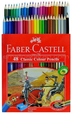 faber - castel classic colored pencils, set of 48