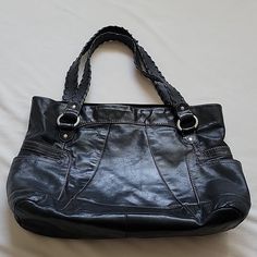 Vintage Fossil Genuine Leather Tote Bag - 90s - Excellent Condition!