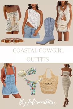 Coastal Cowgirl Outfits Perfect For Summer!   coastal cowgirl outfits, coastal cowgirl, cowgirl, beach style, summer outfits, summer outfit inspo, vacation outfit ideas, vacation outfits, beach outfit, concert outfit, summer concert outfits, summer outfit, summer dress, festival outfits, country concert outfits, beach date outfit, beach picture outfits, beach photoshoot Festival Outfits Country, Summer Concert Outfits, Concert Outfits Summer, Beach Date Outfit, Summer Coastal Cowgirl, Coastal Cowgirl Outfit, Outfits Country Concert, Outfit Inspo Vacation, Beach Concert