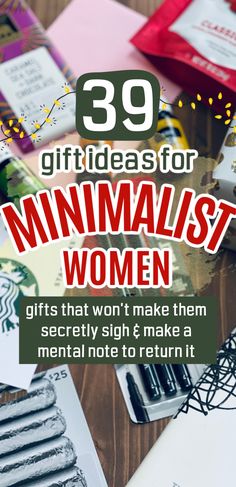 gifts for women that won't make them seriously sign & make a mental note to return it