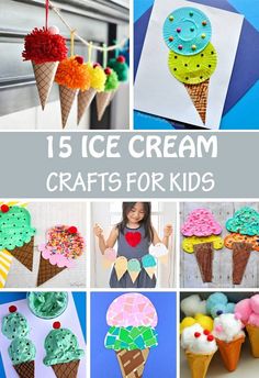 15 ice cream crafts for kids to make