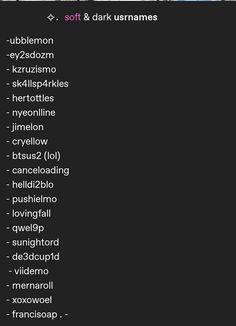 Username ideas Editing Account Usernames Ideas, Creepy Username Ideas, Cool Usernames For Instagram Aesthetic, Name For Snapchat Username, Twitter Usernames Ideas Aesthetic, Snapchat User Names Ideas, Fake Names For Instagram, Toxic Username Ideas