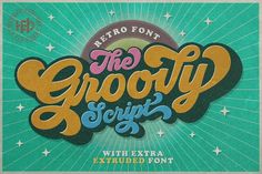 the grooy font with extra extended font