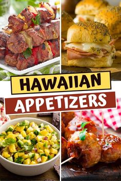 the hawaiian appetizers are delicious and easy to make, they're ready in under 30 minutes