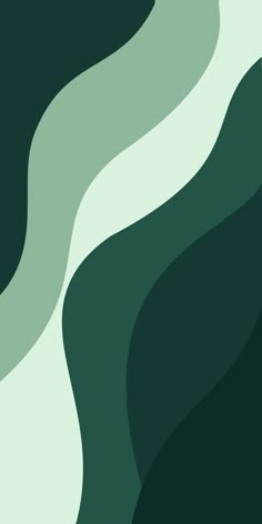 an abstract green and white background with wavy lines