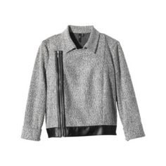 Labworks Women's Plus-Size Long-Sleeve Tweed Jacket - Black/Gray.  Target Target Fashion, Big N, Fall Wishlist, Trim Jacket, Fall Winter Wardrobe, Curvy Outfits, Shop Target, Women's Coats, Tweed Jacket