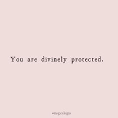 a pink wall with the words you are divinely protected