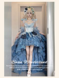 New Round Preorder: 【-Swan Wonderland-】 Vintage Classic Lolita Dress Set  

◆ Shopping Link >>> https://lolitawardrobe.com/swan-wonderland-vintage-classic-lolita-dress-set_p8423.html Yumekawaii Fashion, Denim Design