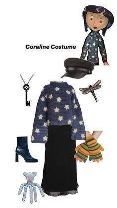 the costume is made up of clothing and accessories