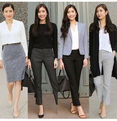 Formal Outfits For Women Office Wear Winter, Interview Attire Women Casual, Formal Business Attire Women Job Interviews, Dressing For Interview Women, First Day At Work Outfit Offices New Job, Ootd Interview Kerja, Engineer Work Outfit, Office Dresses For Women Work Attire Classy, Outfit For Interview Professional