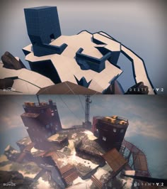 ArtStation - 'Vostok' - Destiny 2 Crucible map, Jeff Horal Top Down Level Design, Level Design Concept, Post Apocalyptic Art, Video Game Development, Entertainment Design, Keys Art, Puzzle Art