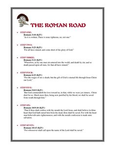 the roman road worksheet is shown in red and white, with an image of a