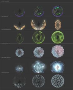 an image of different types of lights in the shape of human bodys and hands