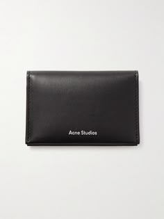 Find ACNE STUDIOS Printed Leather Wallet on Editorialist. Acne Studios' wallet perfectly captures the label's Scandinavian minimalist vibe. Made from supple leather, it's detailed simply with the logo in silver-tone lettering at the front and opens to reveal two card slots and one billfold compartment for cash. Acne Studios Wallet, Minimalist Vibe, Acne Studio, Designer Wallet, Scandinavian Minimalist, Acne Shop, Women Wallet, Bag Essentials, Designer Wallets