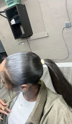 Hairstyles For Flat Ironed Hair Black, Quick Natural Hairstyles, Peekaboo Hair, Black Ponytail Hairstyles, Quick Natural Hair Styles, Edges Hair, Quick Braided Hairstyles