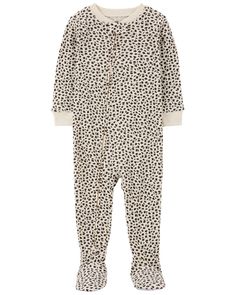 Crafted in soft cotton blended thermal with a floral print, this 1-piece gets her ready for bed in one easy zip! Carter's cotton PJs are not flame resistant. But don't worry! They're designed with a snug and stretchy fit for safety and comfort. Girls Pjs, Footie Pajamas, Cotton Pjs, Footie Pajama, Baby Pajamas, Carters Baby, Black Friday Shopping, Girls Pajamas, Shop Clothing