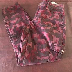 New With Tags These Are So Cute And Soft Get Ready For Fall!! Camouflage Pink Cargo Pants Size 10 Pink Camo Pants, Pink Cargo Pants, Army Green Jeans, Cargo Pants Color, Camouflage Cargo Pants, Get Ready For Fall, Black Cropped Pants, Pink Camouflage, Camo Cargo Pants