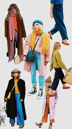 Maximalist Outfits, Eclectic Fashion Style, Winter Fashion Cold, Eclectic Outfits, Winter Girls, Eclectic Fashion, Outfits Winter, Color Stories, Winter Outfit