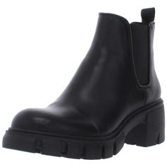 PRICES MAY VARY. Steve Madden Womens Women's heeled ankle boot Lug sole and knit fabric material elevate this ankle boot Back pull tab and stretch material for easy on and off Approximately 2.25" chunky heel Heeled Chelsea Boots, Madden Boots, Trendy Boots, Heel Boot, Tan Boots, Chunky Heels Boots, Chelsea Ankle Boots, Snow Boots Women, Platform Ankle Boots