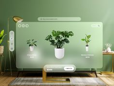 Apple Vision Pro: Plant Shop Website UI Spatial Ui Design, Apple Ui Design, Apple Web Design, Spatial Computing, Xr Design, Vr Ui, Apple Website, Vr Design, Apple Vision Pro