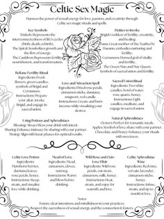 Celtic Magic Witchcraft, Imbolc Grimoire Page, Imbolc Book Of Shadows Page, Herbs Associated With Lilith, Black Moon Lilith Astrology, Attraction Spell, Celtic Traditions, Wiccan Crafts