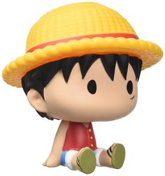 a toy figurine with a yellow hat on it's head and legs