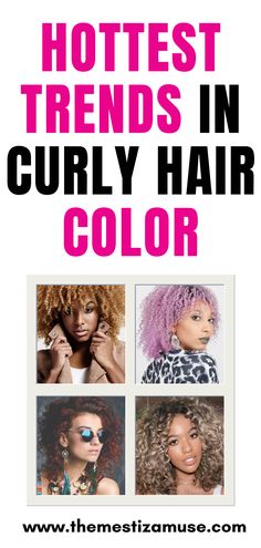 We reveal the latest curly hair color trends that will make your curls pop! From rich auburn tones to vibrant color accents, discover how to infuse your mane with the hottest shades. Explore techniques like balayage and ombre to create a multidimensional look that complements your skin tone and enhances your natural curly pattern. Color Pop Hair Ideas, Color Pop Hair, Pop Hair