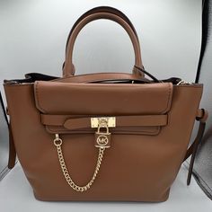 Michael Kors Hamilton Legacy Large Satchel, Color: Luggage, Excellent Condition. Like New, Only Worn Once. Bags Michael Kors, Michael Kors Hamilton, Michael Kors Bag, Satchel, Michael Kors, Bag Lady, Like New, Conditioner, Women Shopping