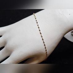 14k Gold Two Toned Bracelet. Stamped On The Clasp And Has Been Tested With Auracle Gold Tester And Jsp Acid Tested (See Photos) Please See Pictures For Additional Information On Size And Measurements See Pictures, See Picture, Womens Jewelry Bracelets, Women Jewelry, Bracelet, Gold, Women Shopping, Color