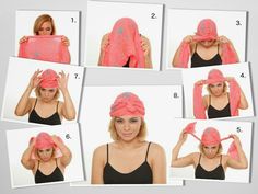 Tie A Turban, Short Hair Outfits, Ways To Wear A Scarf, Bandana Hairstyles