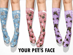 Our custom pet face socks are the perfect and funny gift for any dog mom or cat mom!
These photo socks are high quality all over-printed socks and provide optimum comfort.

Send us a photo of your favorite pet, we will adorn these socks with it! They are sure to be a hit! Pet Socks, Graphic Photo, Pet Items, Face Socks, Printed Socks, Personalized Pet Gifts, Personalized Socks, Dog Socks, Cat Socks