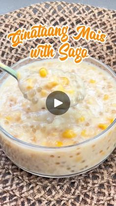 3.3K reactions · 2K shares | Ginataang Mais with Sago

Ingredients:
Water for boiling
1/2 cup small tapioca or sago
1/2 cup glutinous rice
700ml water
Additional 1/2 cup water
1 can coconut cream (store bought)
1 cup condensed milk
Pinch of salt
Cream corn
Whole corn 

#easyrecipe #dessert #foodie #recipe #easyrecipes #fyp #mais #ginataangmais | Dessert By Kaye'J Channel