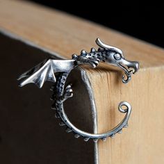 🎁If you are not pierced but want to wear earrings, then you can try this dragon ear cuff earring. It can be worn without piercing on all parts of the ear, as well as the individual design that moves around the curve of the ear. Silver Ear Cuff Earrings, Silver Earring Cuff, Dragon Ear Cuffs, Cuff Earring, Dragon Earrings, Ear Cuff Earings, Silver Dragon, Cartilage Earrings, Clip Earrings