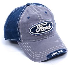 Ford cap with distressed visor and front panel patch Band Merch Ideas, Ford Girl, Swag Hats, Luxury Hats, Men Stuff, Vintage Baseball Caps, Cap Collection, Cap Designs, Mens Outfit Inspiration