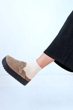 crew lace socks - beige Summer Wood Platform Clogs, Trendy Brown Platform Clogs, Wooden Platform Clogs, Casual Closed-toe Clogs With Stitched Sole, Brown Closed Toe Platform Clogs, Beaded Crop Top, Platform Clogs, Mid Rise Shorts, Lace Socks