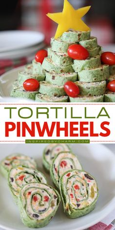 Looking for an easy Christmas appetizer for a party? Get the party started with our easy tortilla pinwheels with salsa! This easy salsa roll-up recipe is simple to make and features a soft, creamy filling that’s perfect for snacking. Save the BEST holiday appetizers to impress your guests! Grinch Pinwheels, Entertaining Christmas, Tortilla Pinwheels, Xmas Recipes, Christmas Yummies, Christmas Appetizer, New Year's Desserts, Pinwheel Appetizers, Tortilla Rolls