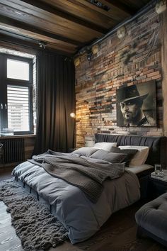 Guys Bedroom Ideas Men Masculine Black Aesthetic Rooms Ideas, Men’s Bedroom Ideas Black, Mens Black Bedroom Ideas, Mens Apartment Ideas Bachelor Pads, Men House Decor Ideas, Black Themed Bedroom, All Black Bedroom, Chocolate Brown Bedrooms, Dark Minimalist Bedroom