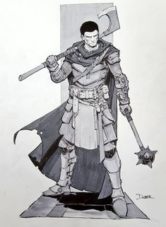 Character Commission, Sketch Artist, Male Character, Fantasy Armor, Armor Concept, Fantasy Warrior