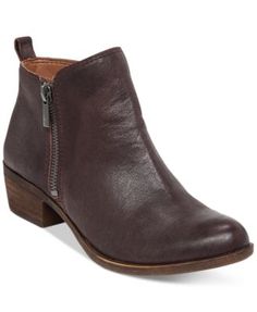 Lucky Brand Women's Basel Booties | macys.com Basic Sandals, Point Shoes, Aesthetic Shoes, Outfit Look, Women Oxford Shoes, Fashion Heels, Basel, Red Shoes, Shoes Booties