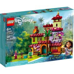 the lego disney princess castle is in its box