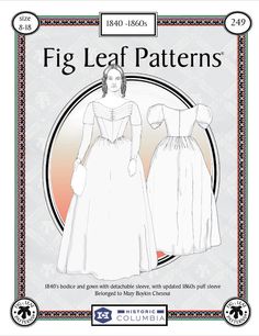 the front and back of a sewing pattern for women's dresses