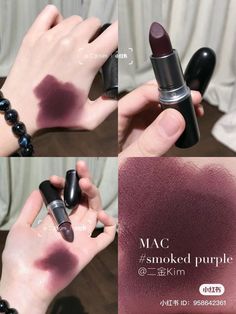 Mac Smoked Purple, Koleksi Makeup, Swag Makeup, Edgy Makeup, Dark Makeup, Makeup Obsession