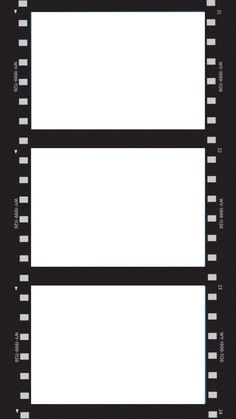 a film strip with four different filmstrips on the same side and one in the middle